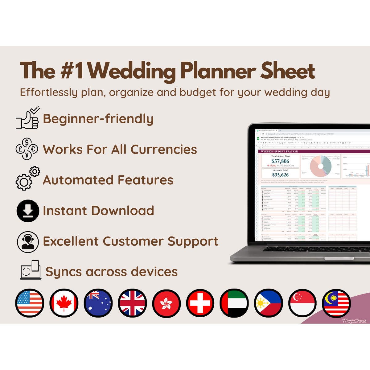 Wedding Planning Spreadsheet Google Sheets