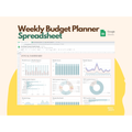 Weekly Budget Planner Google Sheets