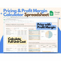 Handmade Product Pricing Calculator Google Sheets